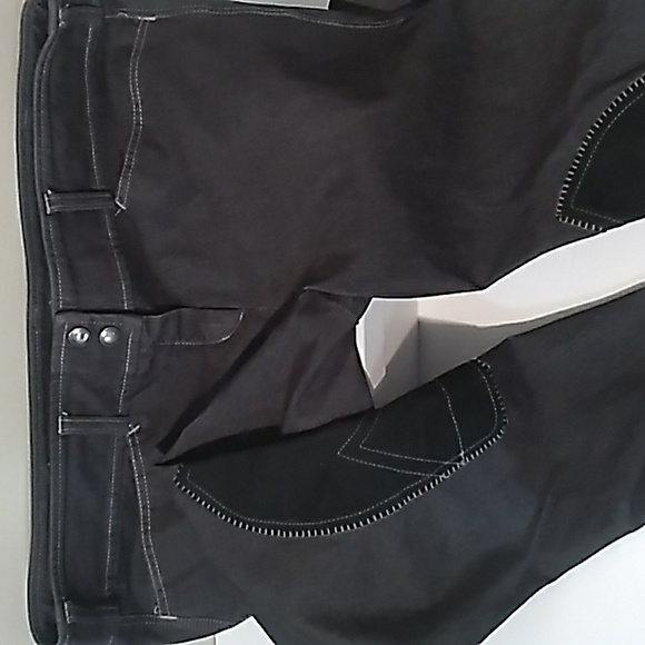 HORSELIFE EQUESTRIAN RIDING BREECHES, HORSE 🐎 ♥ LIGHTWEIGHT DENIM,KNEE PATCHES - Picture 2 of 11